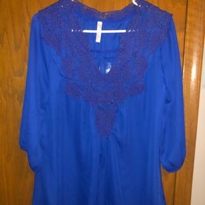 Blouse with 3/4 sleeve